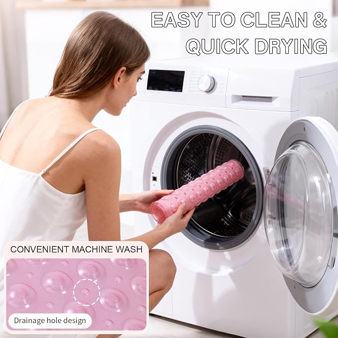 Anti-Slip Bathtub Shower mat, 27.5×14.5（Approximately 70×37cm） inch Soft - Image 7