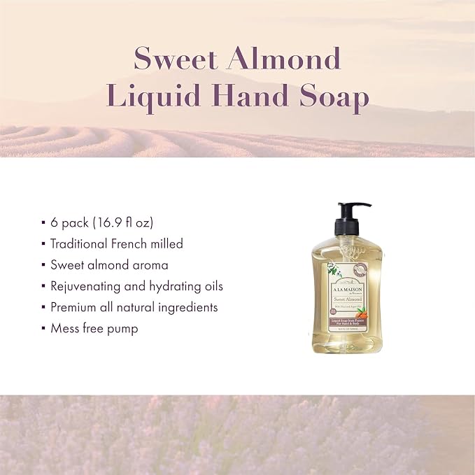 A LA MAISON French Liquid Hand Soap, Almond - Image 3