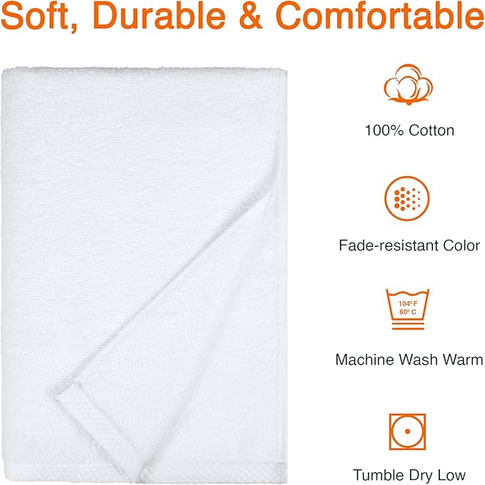 Amazon Basics 2 Piece Quick-Dry Oversize Bath Towel, 100% Cotton - Image 8