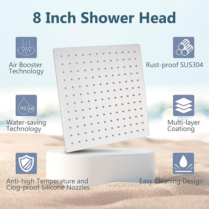 Aolemi Shower Faucet Set, High Pressure Shower System - Image 8