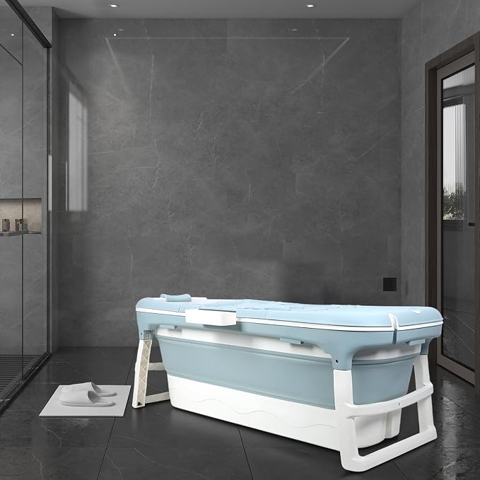 Portable Bathtub for Adult, Large Collapsible Tub, Portable Tub for Adults - Image 9