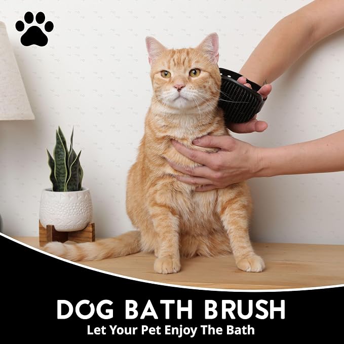 Silicone Dog Bath Brush – Soft Pet Scrubber - Image 5
