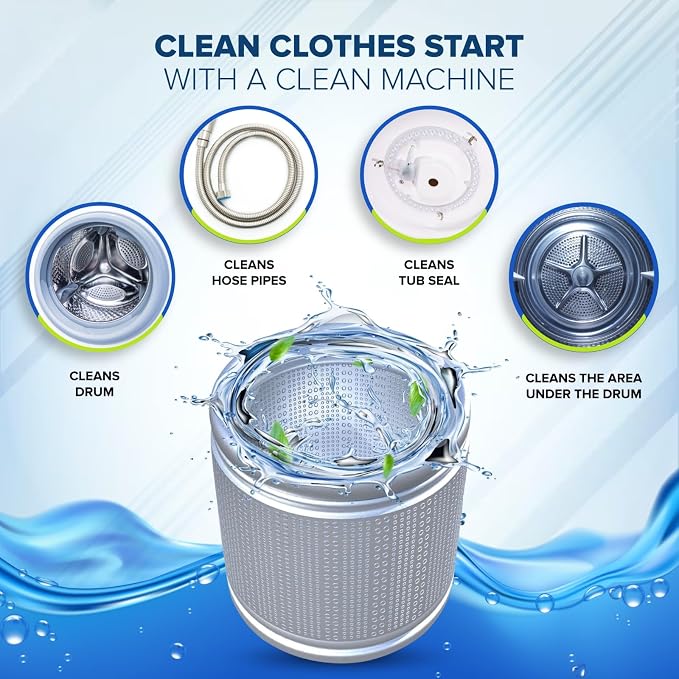 Washing Machine Cleaner Tablets – 24-Pack Deep Cleaning - Image 3
