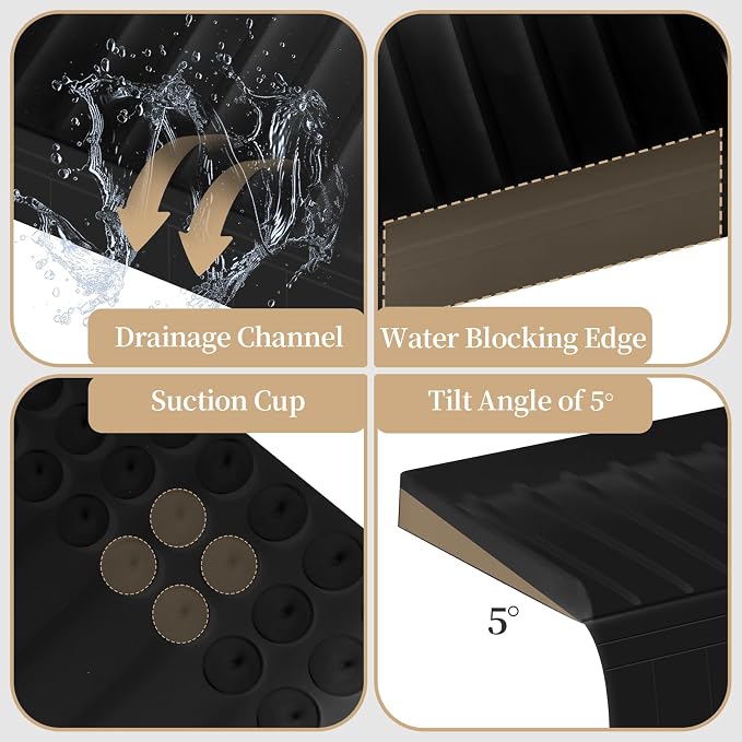 Silicon Sink Edge Protectors for Kitchen Sink, Kitchen Sink Splash Guard - Image 4