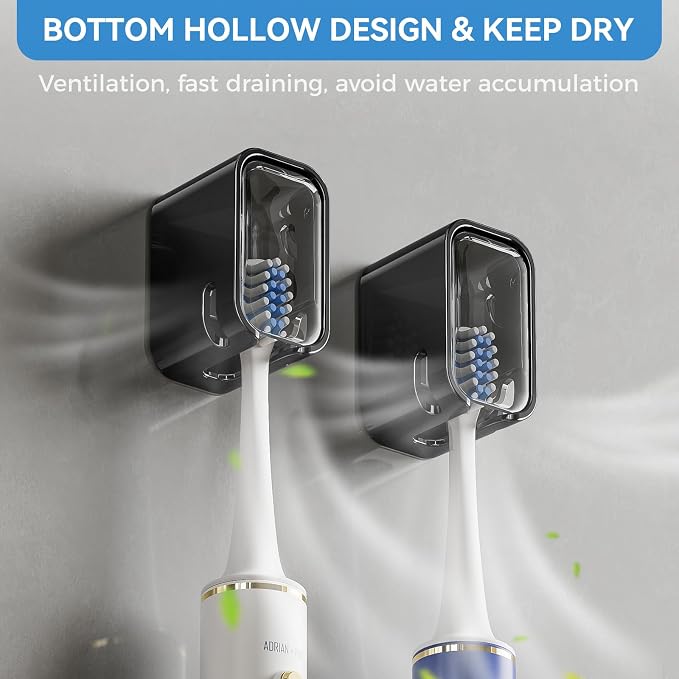 Toothbrush Holders for Bathrooms, Single Toothbrush Dispenser Storage Organizer - Image 3