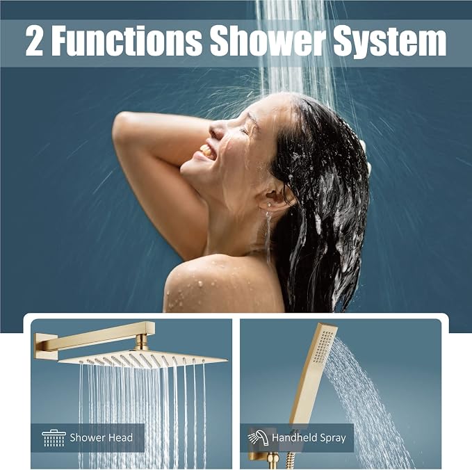 Aolemi Shower Faucet Set Rain Shower System - Image 2