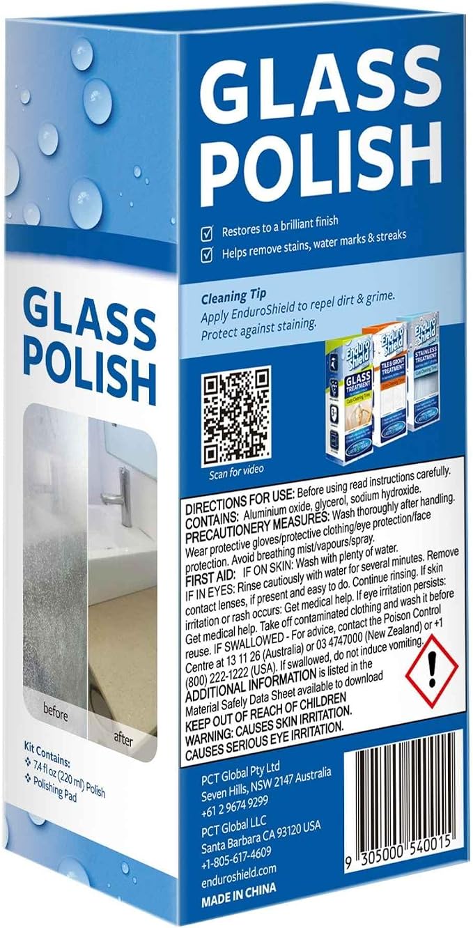 EnduroShield Shower Door Glass Polish – Water Spot Remover & Hard Water Stain - Image 9