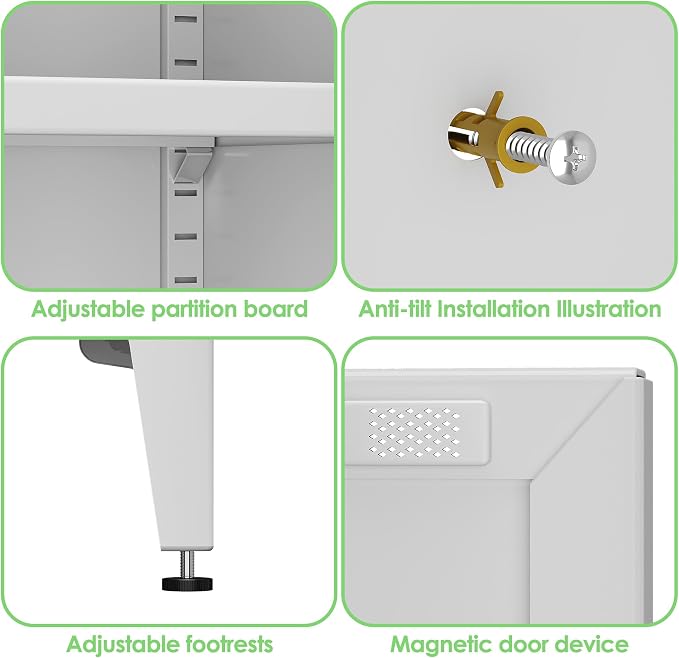 Bathroom Floor Storage Cabinet - Image 7