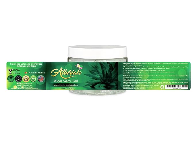 Allurials 99.75% Pure & Organic Aloe Vera Gel - Image 8