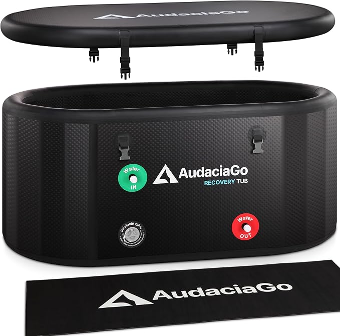 XXL Ice Bath Tub for Athletes, Compatible by Audaciago