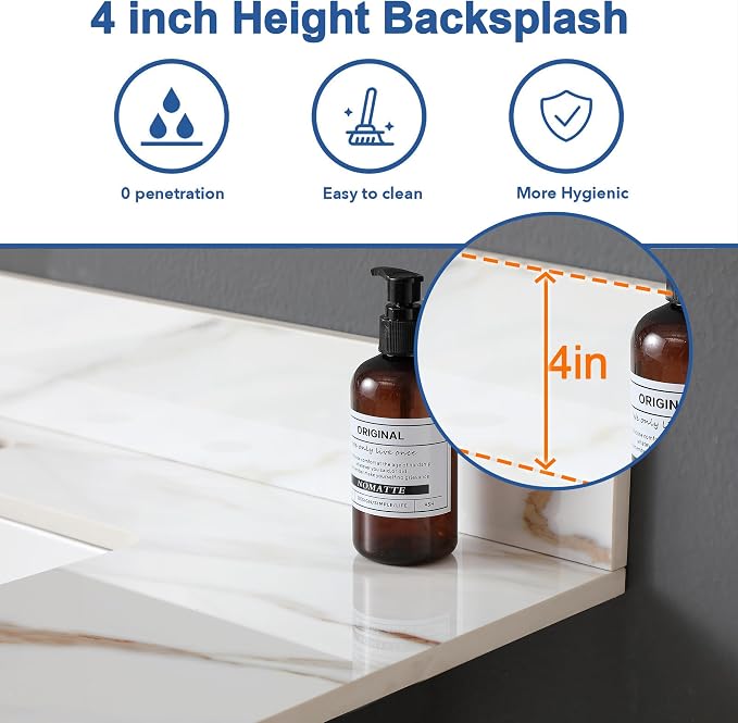Montary 37"x 22" Bathroom Vanity Top - Image 5