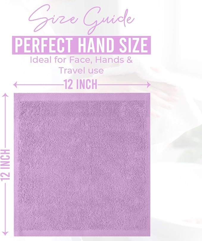 DAN RIVER 24 Pack Wash Cloths for Showering - Image 2