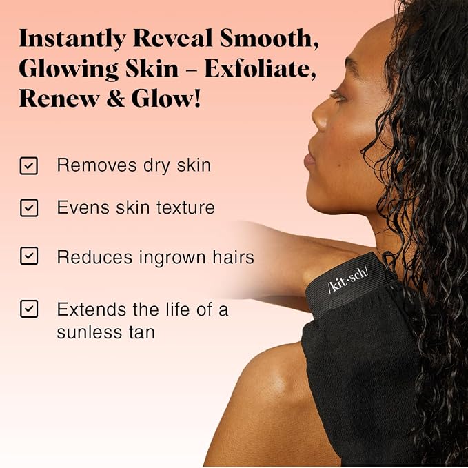 Kitsch Exfoliating Gloves 2pc – Korean Exfoliating Mitt & Deep Exfoliating Body - Image 8