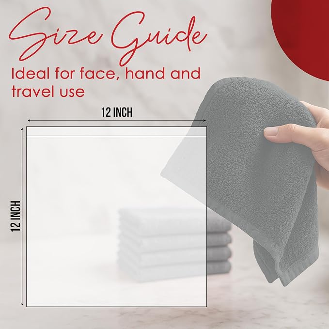 RIVERSIDE 12 Pack Washcloths - Image 2