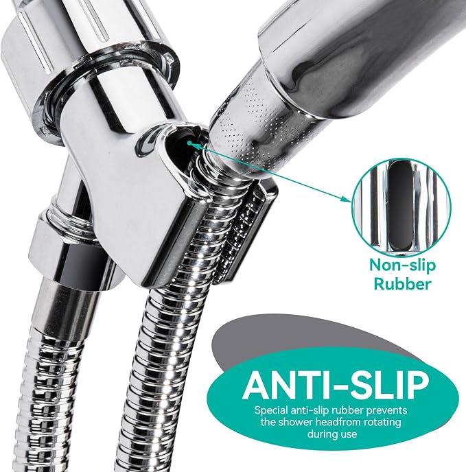 Adjustable Handheld Shower Head Holder- Premium ABS Bracket- 360 Degree - Image 6