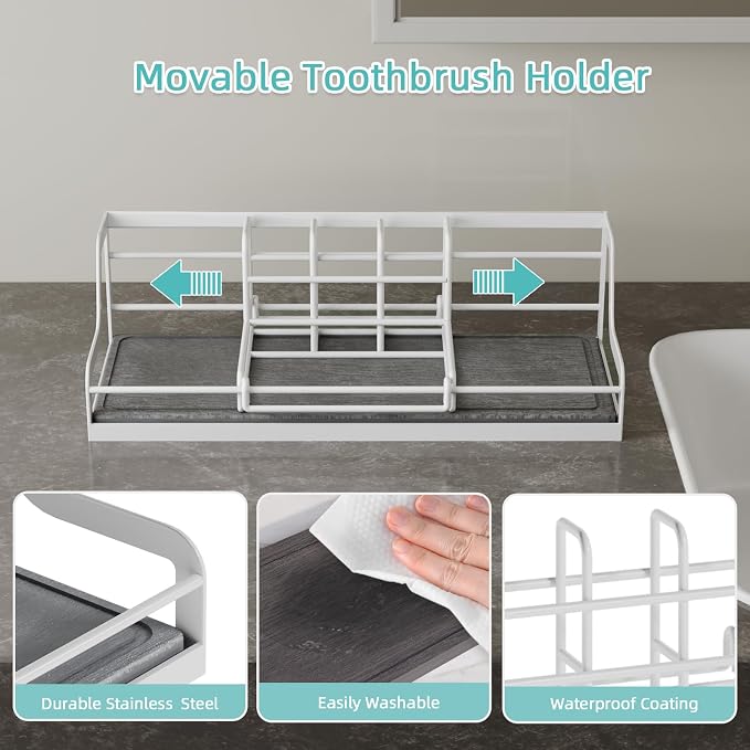 Toothbrush Holders, Bathroom Organizers and Storage - Image 4