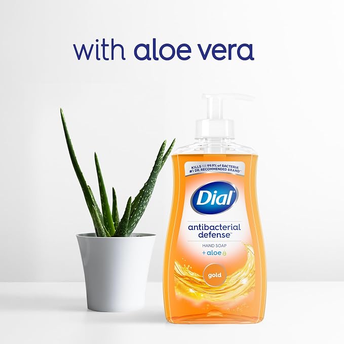 Dial Antibacterial Defense Liquid Hand Soap + Aloe, 11 Fl Oz, - Image 5