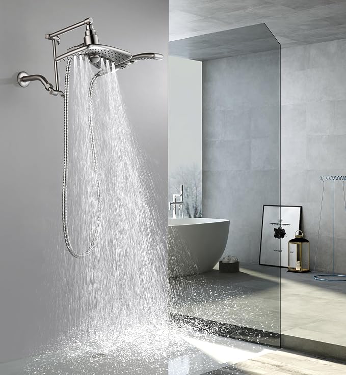 BRIGHT SHOWERS Brass Shower Arm Extender - Image 6