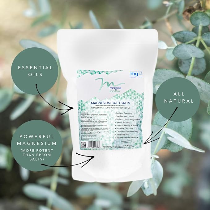 5.5lb MagneSoothe Eucalyptus Magnesium Bath Salt - Image 3