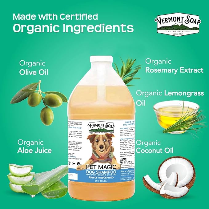 VERMONT SOAP Organics Pet Shampoo - Image 4