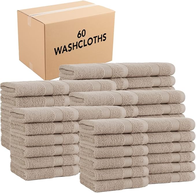 Arkwright Bath Washcloths 12 Pack by Arkwright