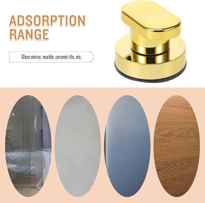 2Pcs Suction Cup Shower Handles Plastic Grab Bars - Image 4