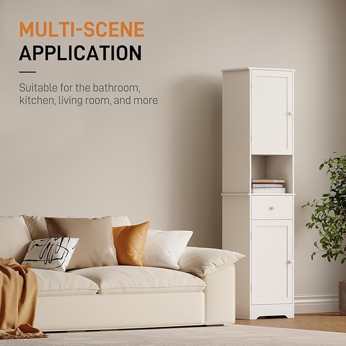 Tall Bathroom Cabinet, Storage Cabinet - Image 6