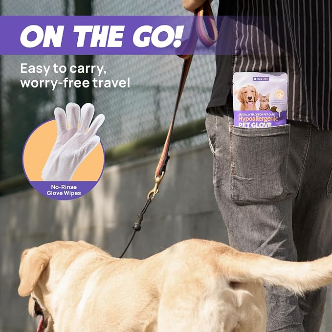 HICC PET Cleaning Deodorizing Glove Wipes - Image 7