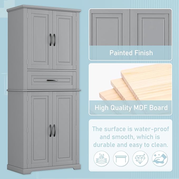 Polibi Bathroom Storage Cabinet - Image 4