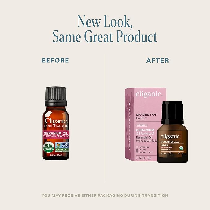 Cliganic Organic Geranium Essential Oil, 100% Pure Natural - Image 2