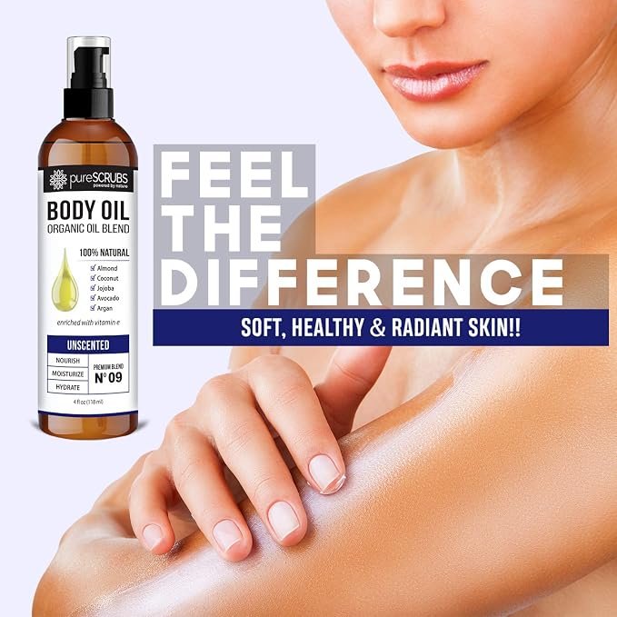 pureSCRUBS Ultra Moisturizing Unscented Body Oil Spray - Image 6