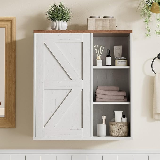 Bathroom Wall Cabinet, Farmhouse Medicine Cabinet - Image 8