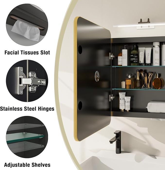 Rectangle Bathroom Medicine Cabinet - Image 3