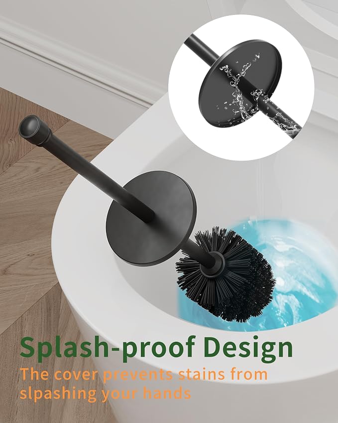 Toilet Brush and Holder Set, Toilet Bowl Brush - Image 5