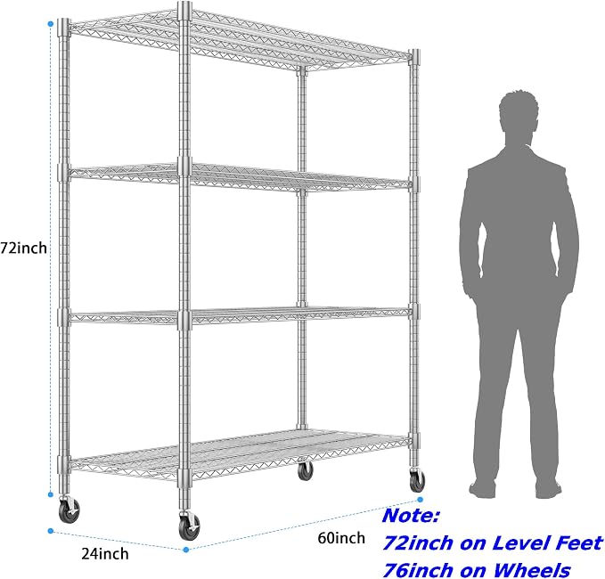 Homdox Heavy Duty Metal Shelves - Image 3