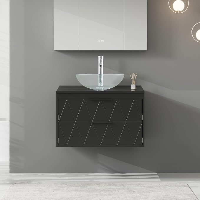 eclife 30" Floating Bathroom Vanities - Image 3