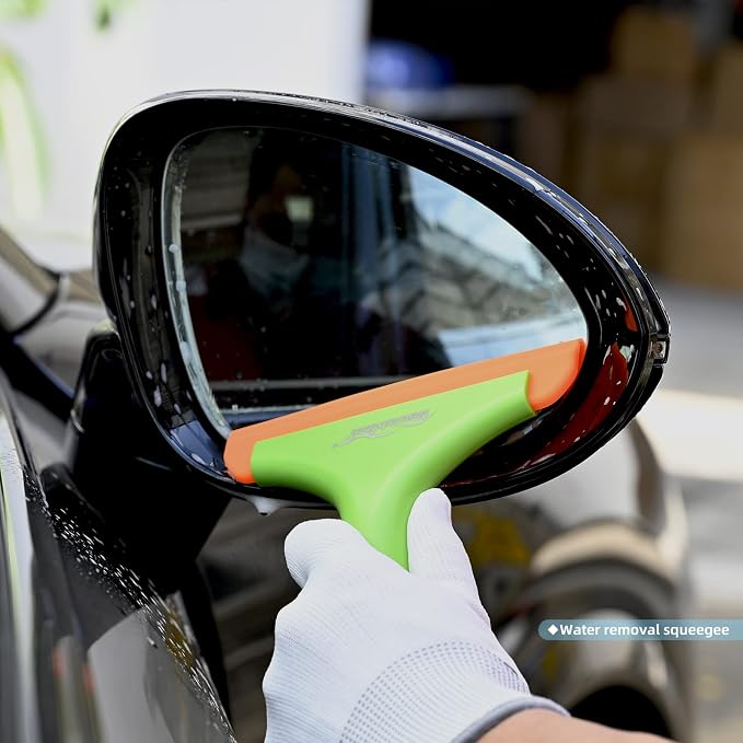 NEWISHTOOL Car Glass Small Window Squeegee, Auto Water Blade, Side Mirror Water - Image 7