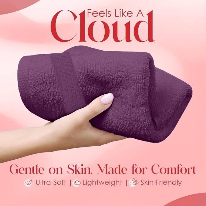RIVERSIDE 12 Pack Premium 100% Cotton Face Washcloths, 600 GSM, 12 x 12 Inches - Image 3