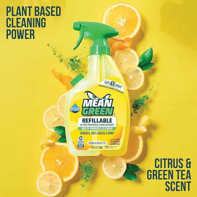 Mean Green Refillable Ultra Powered Multi-Purpose Cleaner Concentrate, Citrus & - Image 7