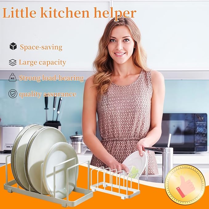 Cutting board organizer Dish rack Pot Lid Organizer - Image 5