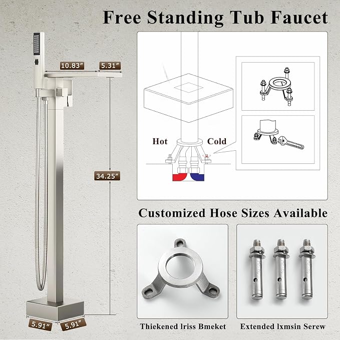 Freestanding Bathtub Faucet - Image 7