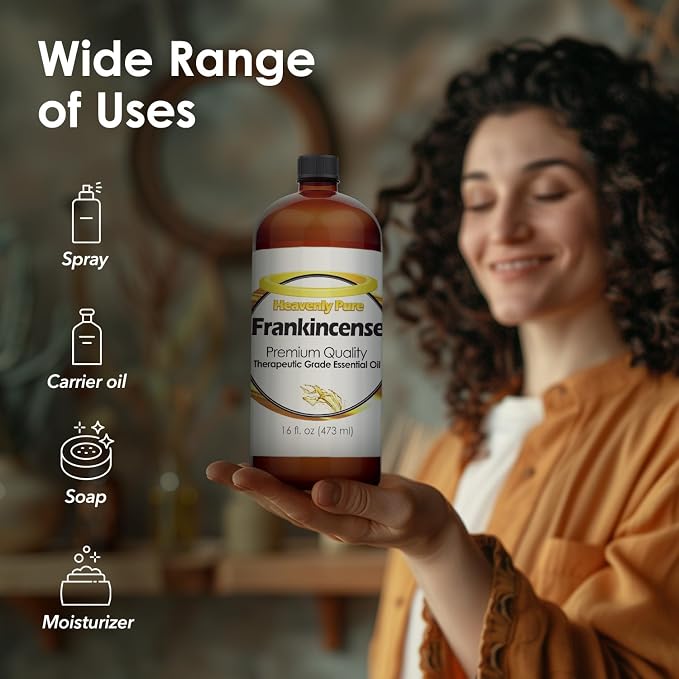 Frankincense Essential Oil 16 Fl Oz Large Bottle - Image 3