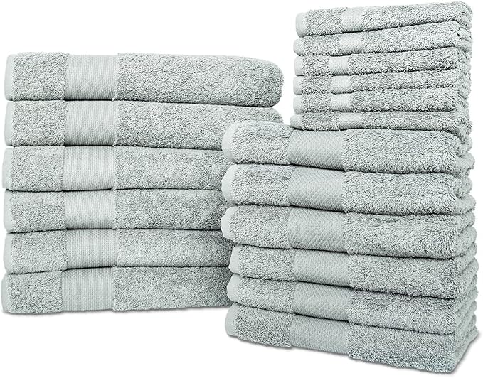 Hencely 18-Piece Bath Towel Set by HENCELY