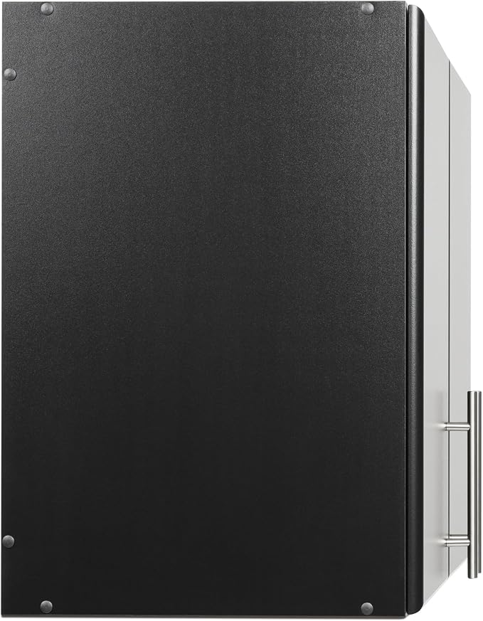 Prepac Elite 32 in. 2-Door Engineered Wood Stackable Wall Cabinet in Black - Image 10