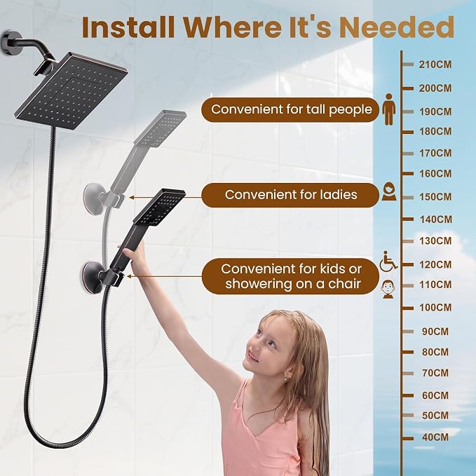 BRIGHT SHOWERS Rain Shower Head - Image 5