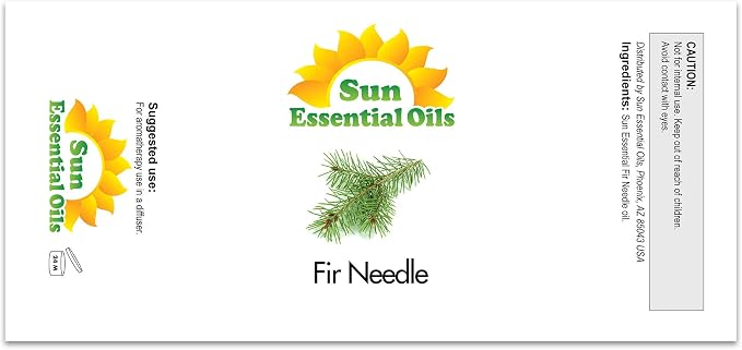 Sun Essential Oils 8 oz Bulk Fir Needle Essential Oil - Image 2