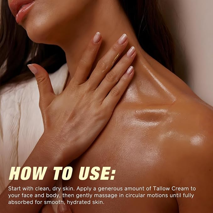 Tallow Frankincense Balm for Face/Body, 100% Grass-Fed Beef Tallow & Castor Oil - Image 7