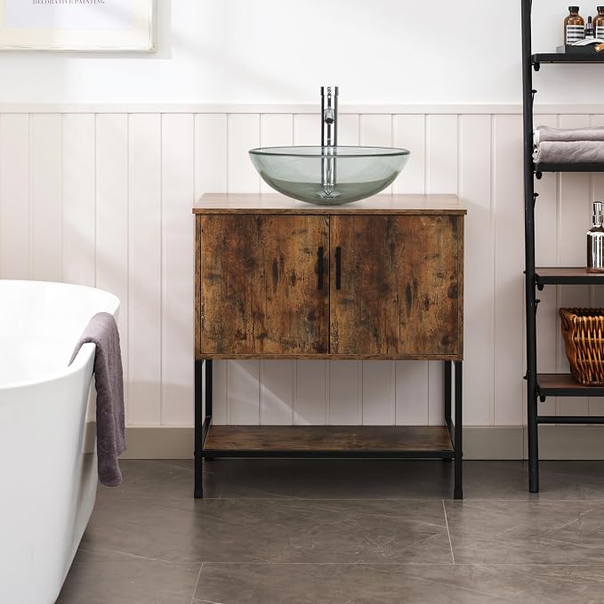 UEV Rustic Brown 30" Bathroom Vanity - Image 4