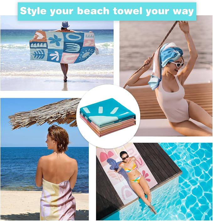 PY SUPER MODE 2 Pack Beach Towel - Image 7
