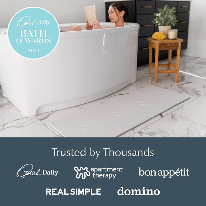 Dorai Home Stone Bath Mat for Bathroom – Large, Quick-Drying, Non-Slip Surface - Image 8